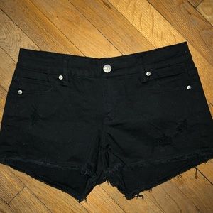 Tractr blu black shorts size 24
